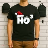 Santa HO HO3 Christmas Funny T-Shirt thumb 6