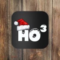 Santa HO HO3 Christmas Funny Coaster thumb 0