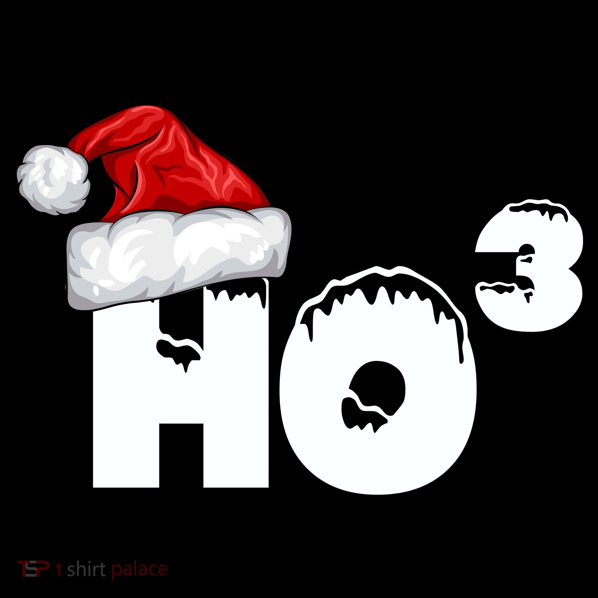 Santa HO HO3 Christmas Funny Coaster