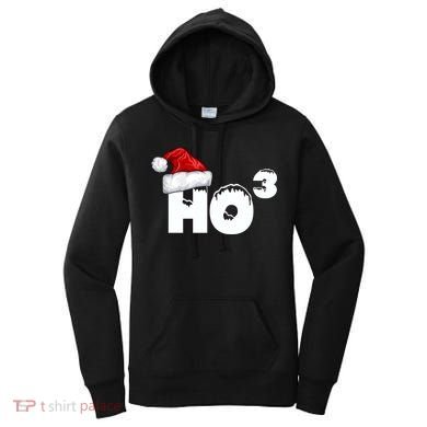 Santa HO HO3 Christmas Funny Women's Hoodie