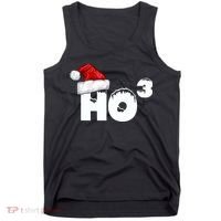 Santa HO HO3 Christmas Funny Tank Top thumb 0