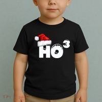 Santa HO HO3 Christmas Funny Toddler T-Shirt thumb 2
