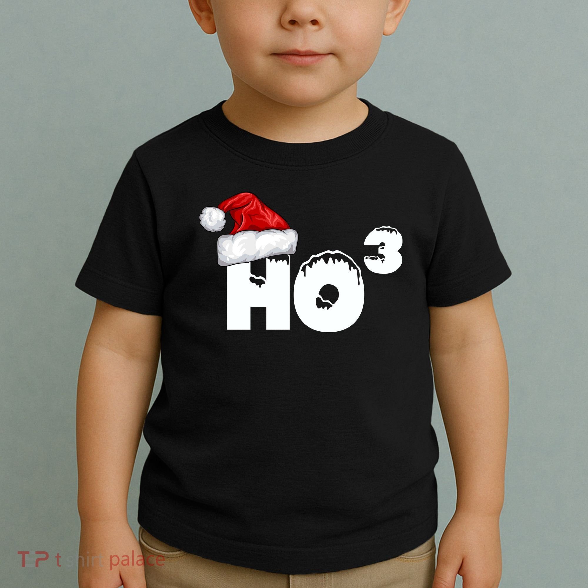 Santa HO HO3 Christmas Funny Toddler T-Shirt