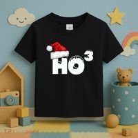 Santa HO HO3 Christmas Funny Toddler T-Shirt thumb 3
