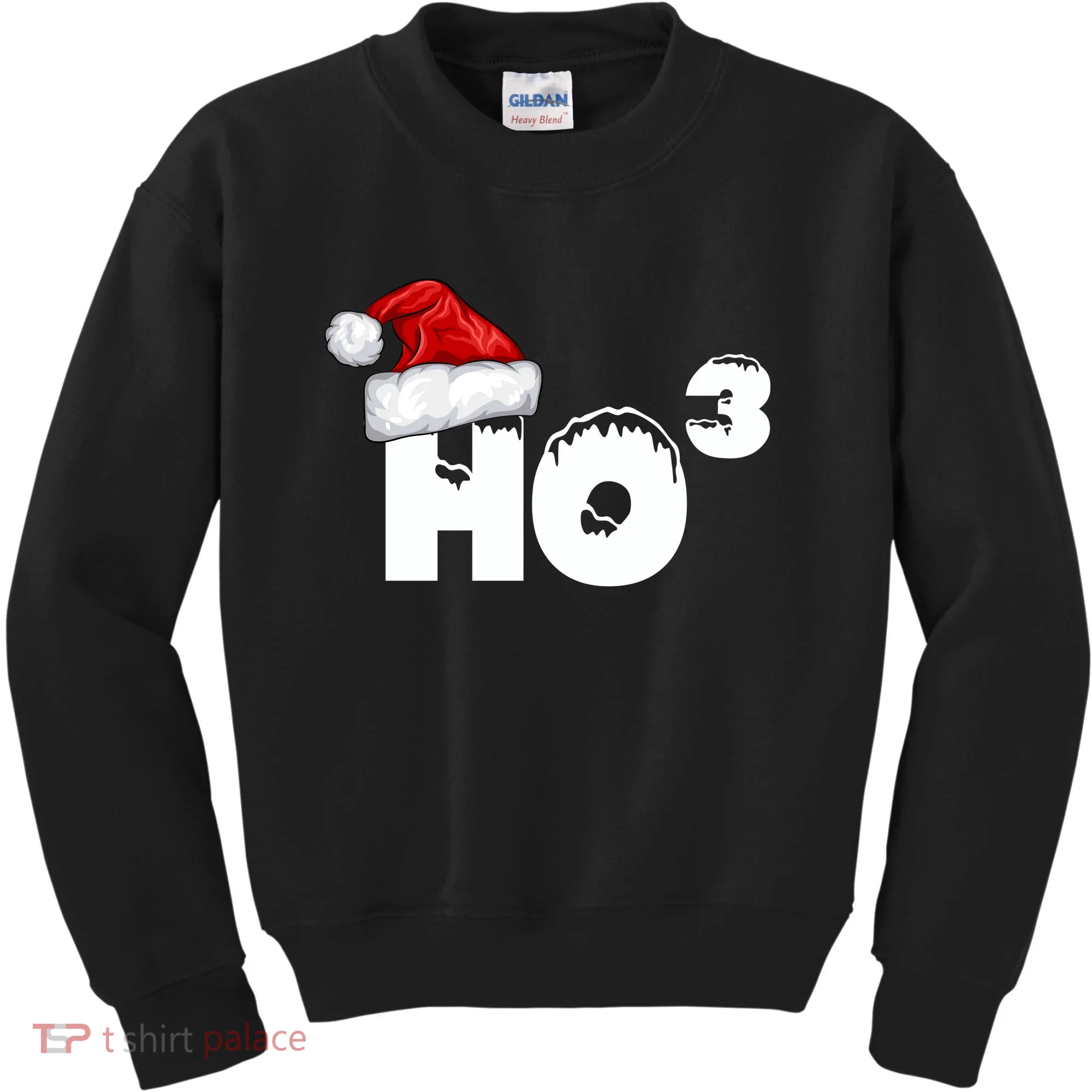 Santa HO HO3 Christmas Funny Kids Sweatshirt