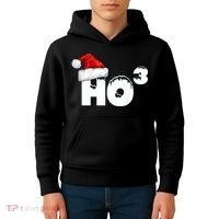Santa HO HO3 Christmas Funny Kids Hoodie thumb 4