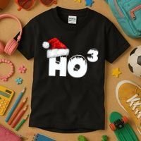Santa HO HO3 Christmas Funny Kids T-Shirt thumb 3
