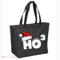 Santa HO HO3 Christmas Funny Tote Bag thumb 2