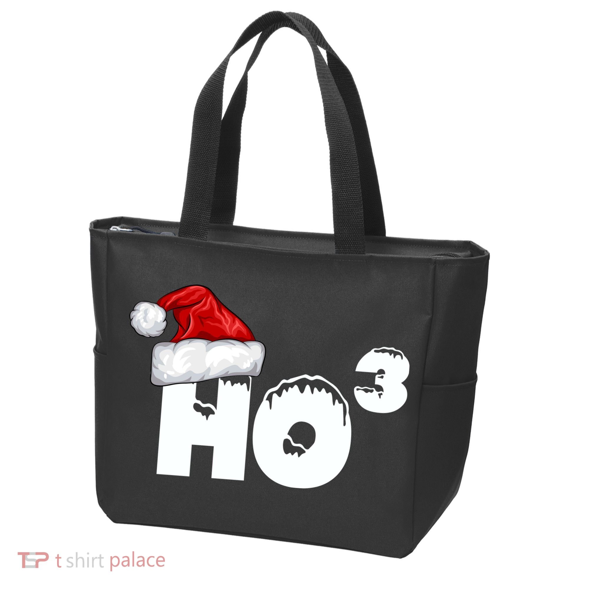Santa HO HO3 Christmas Funny Tote Bag