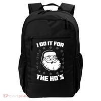 Santa I Do It For The Ho's Funny X-Mas Backpack thumb 0