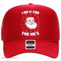 Santa I Do It For The Ho's Funny X-Mas Hat thumb 0
