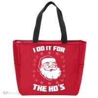 Santa I Do It For The Ho's Funny X-Mas Tote Bag thumb 0
