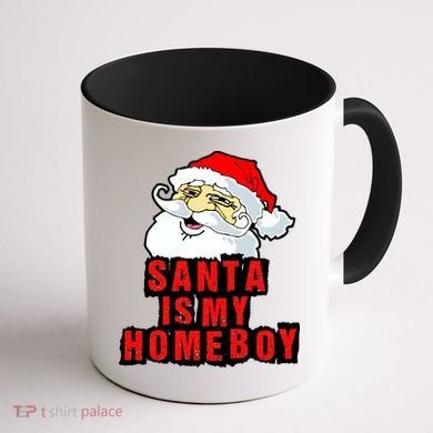 Santa Is My Homeboy Coffee Mug back
