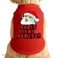 Santa Is My Homeboy Doggie Tank thumb 0