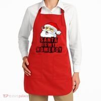 Santa Is My Homeboy Apron thumb 2
