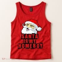 Santa Is My Homeboy Tank Top thumb 2