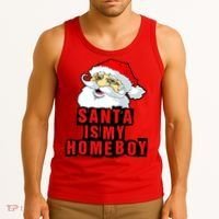 Santa Is My Homeboy Tank Top thumb 3
