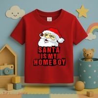 Santa Is My Homeboy Toddler T-Shirt thumb 3