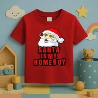 Santa Is My Homeboy Toddler T-Shirt thumb 3