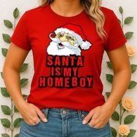 Santa Is My Homeboy Women's T-Shirt thumb 2