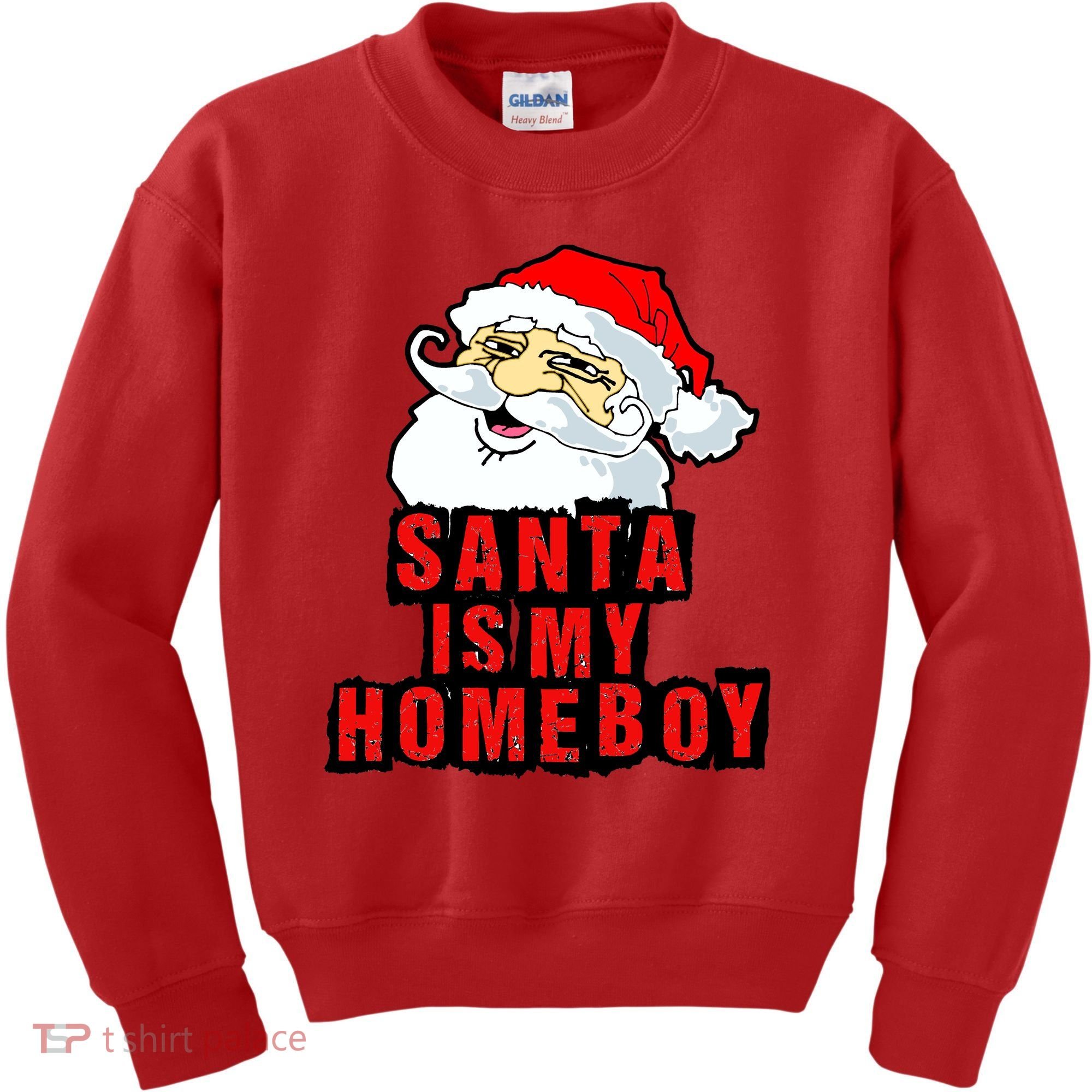 Santa Is My Homeboy Kids Sweatshirt