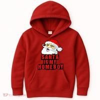 Santa Is My Homeboy Kids Hoodie thumb 0
