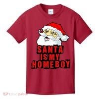 Santa Is My Homeboy Kids T-Shirt thumb 0