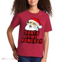 Santa Is My Homeboy Kids T-Shirt thumb 2