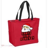 Santa Is My Homeboy Tote Bag thumb 2