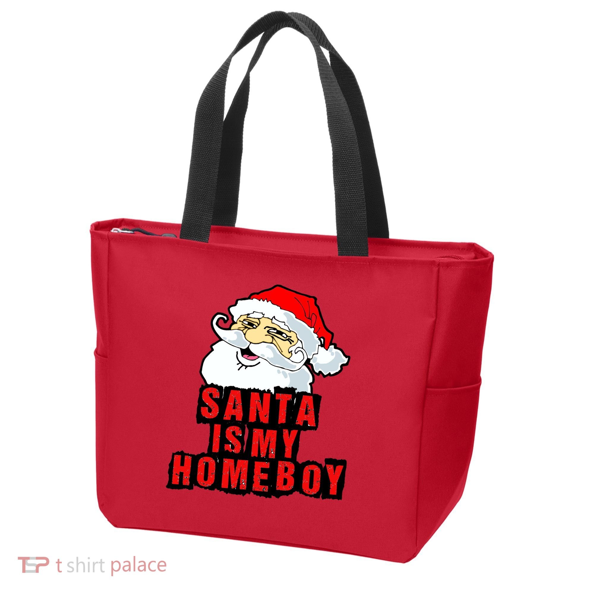 Santa Is My Homeboy Tote Bag