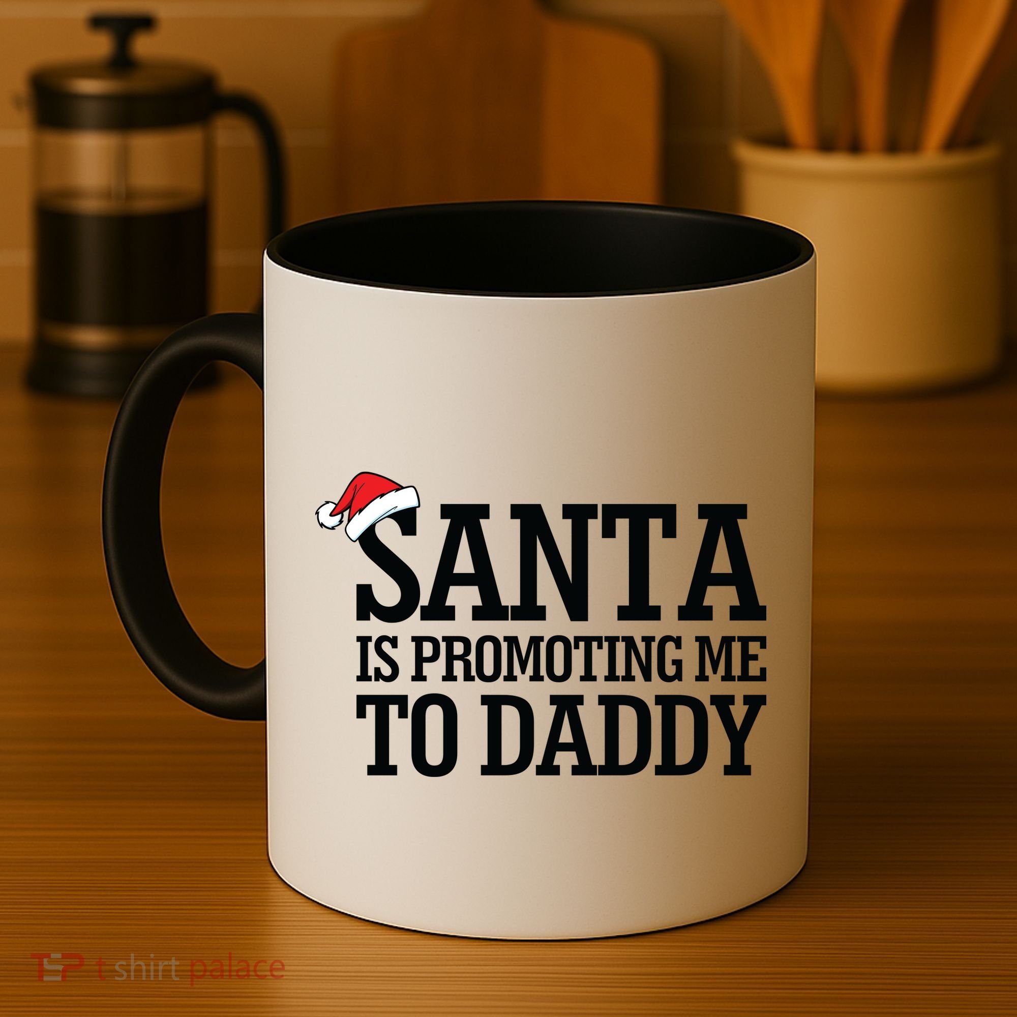 Santa Is Promoting Me To Daddy Coffee Mug