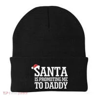 Santa Is Promoting Me To Daddy Beanie thumb 0