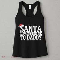 Santa Is Promoting Me To Daddy Women's Tank Top thumb 3