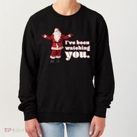 Santa I've Been Watching You Women's Sweatshirt thumb 0