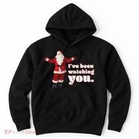 Santa I've Been Watching You Hoodie thumb 0