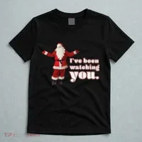 Santa I've Been Watching You T-Shirt thumb 5