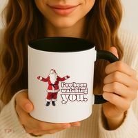 Santa I've Been Watching You Coffee Mug thumb 3