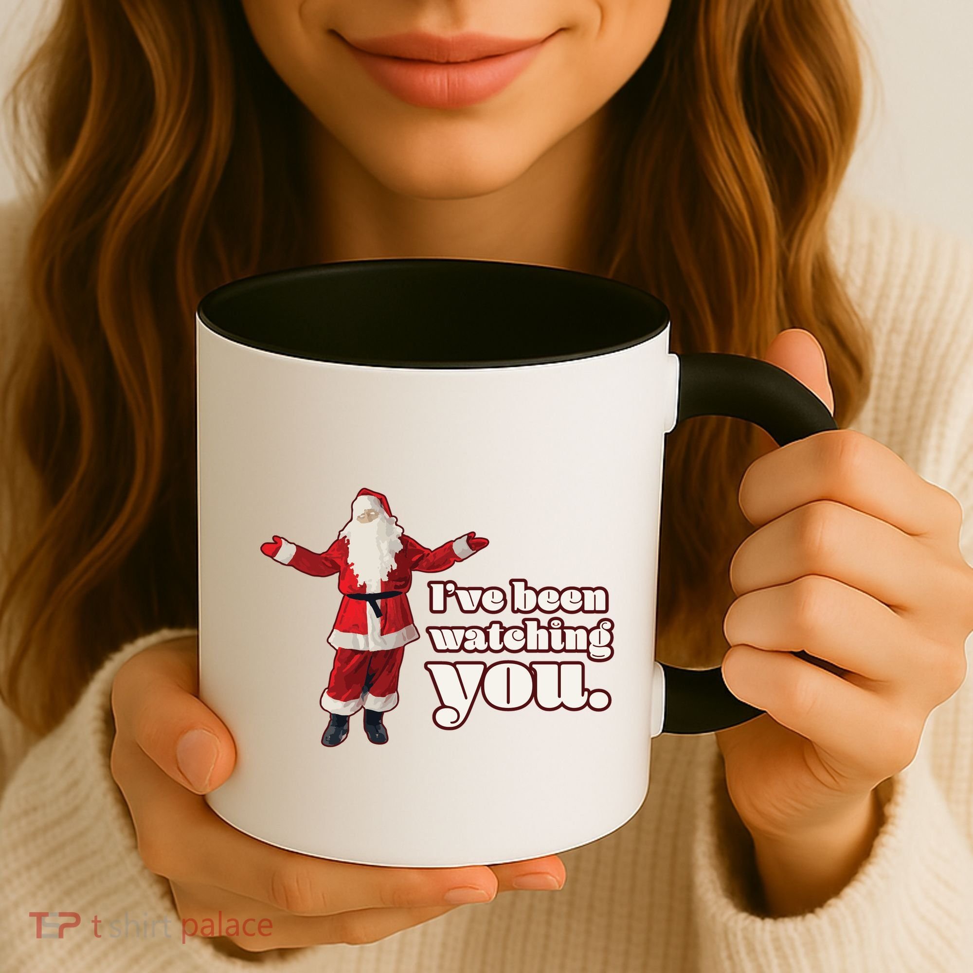 Santa I've Been Watching You Coffee Mug