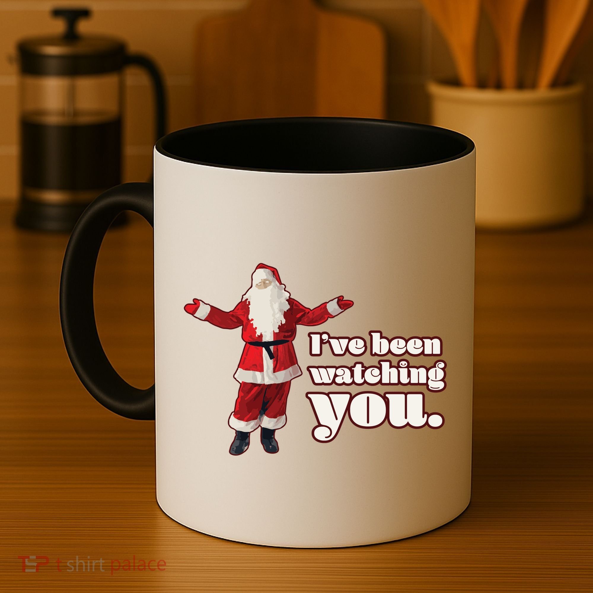 Santa I've Been Watching You Coffee Mug