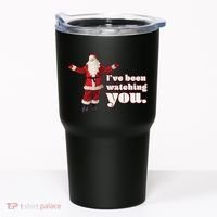 Santa I've Been Watching You Tumbler thumb 0