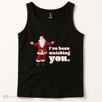 Santa I've Been Watching You Tank Top thumb 2