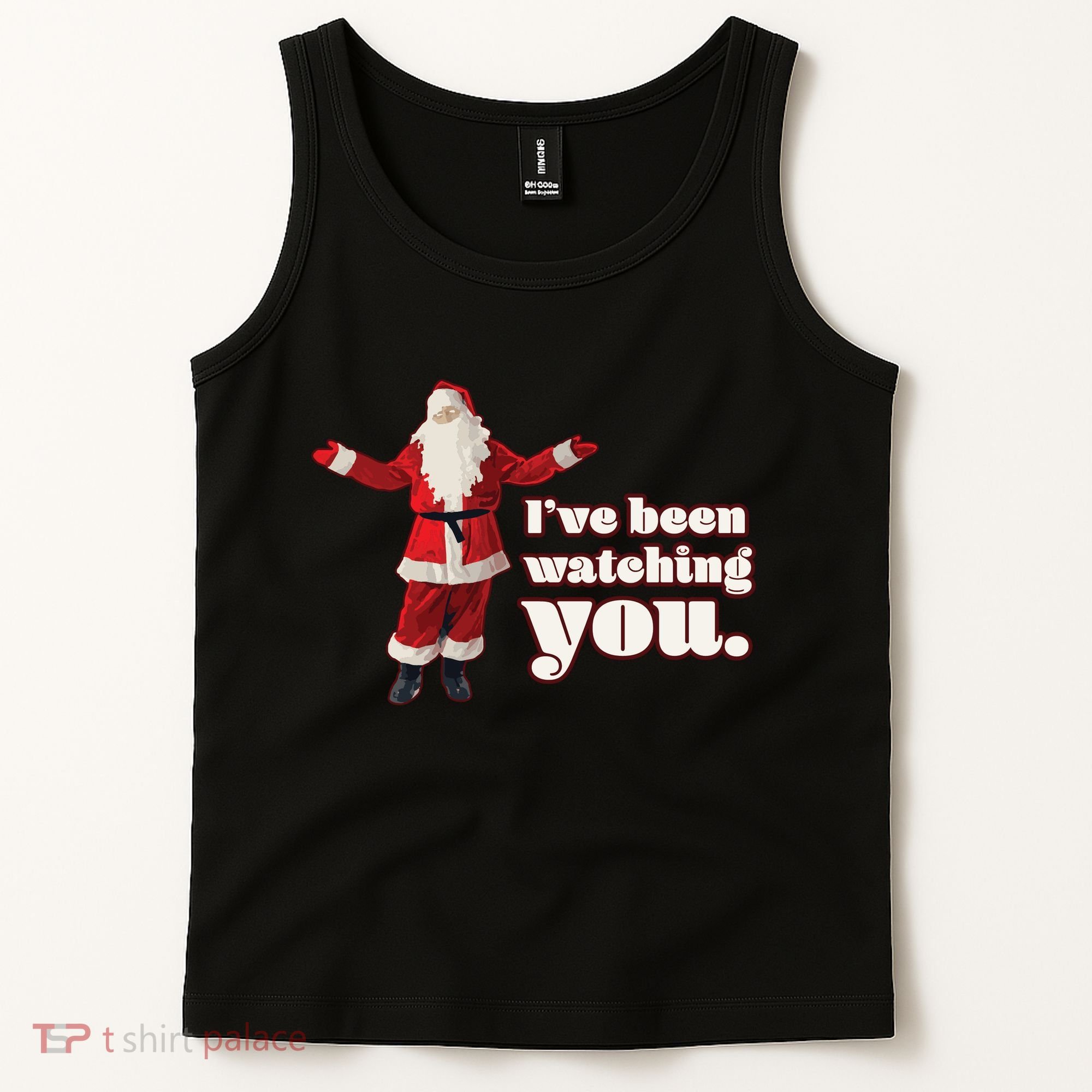Santa I've Been Watching You Tank Top
