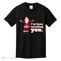 Santa I've Been Watching You Kids T-Shirt thumb 0