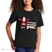 Santa I've Been Watching You Kids T-Shirt thumb 2