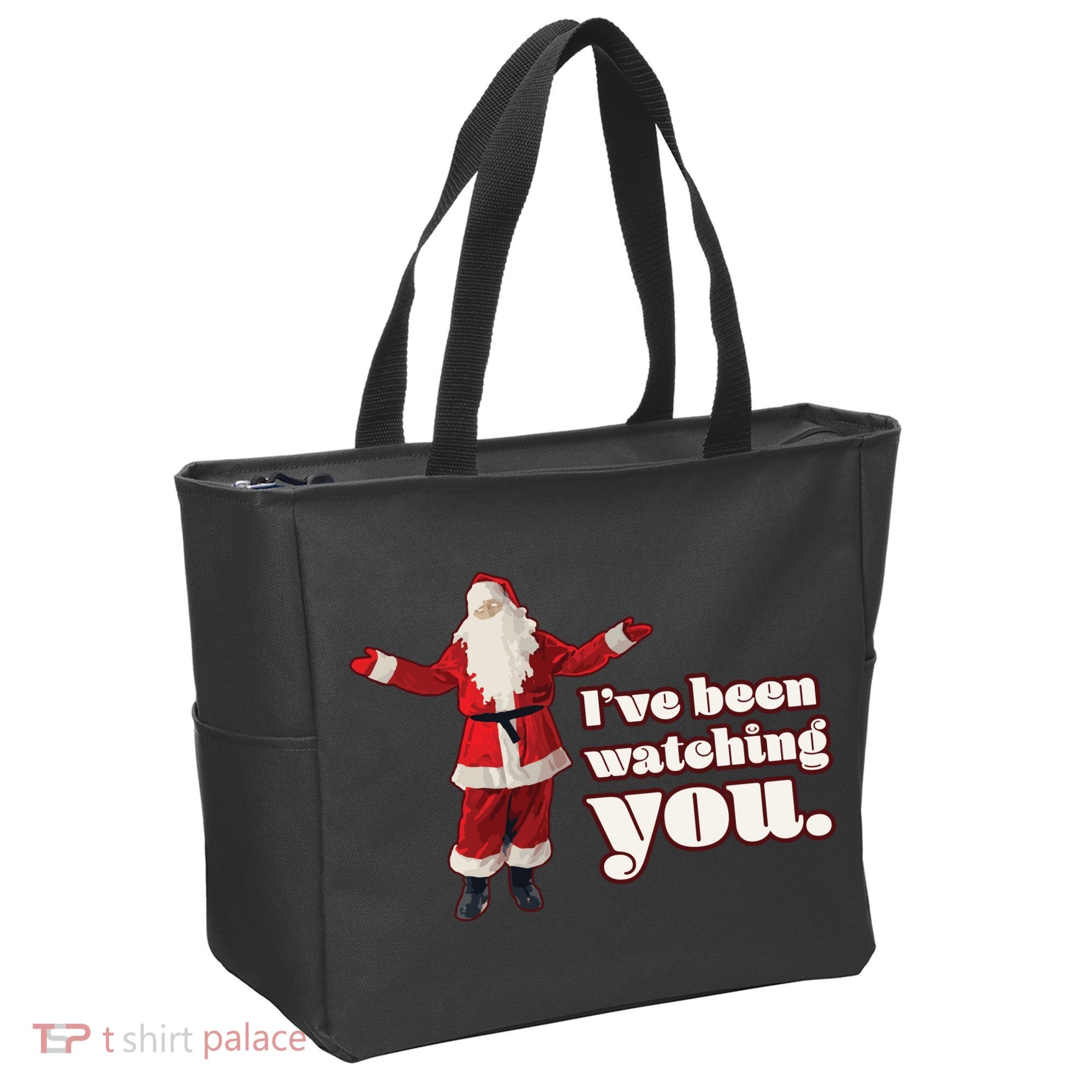 Santa I've Been Watching You Tote Bag