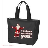 Santa I've Been Watching You Tote Bag thumb 3