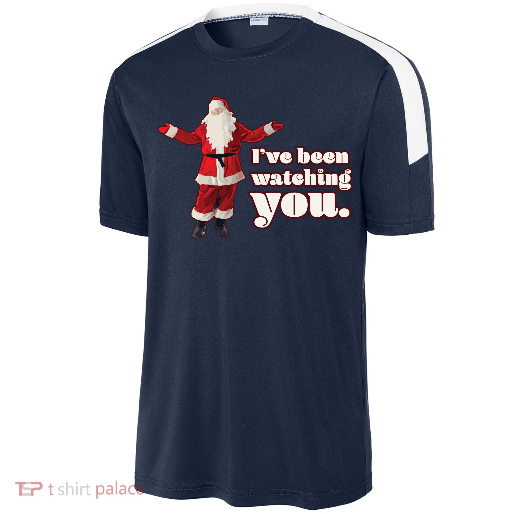 Santa I've Been Watching You Sport-Tek Competitor United Soccer Jersey
