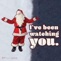 Santa I've Been Watching You Sport-Tek Competitor United Soccer Jersey thumb 4