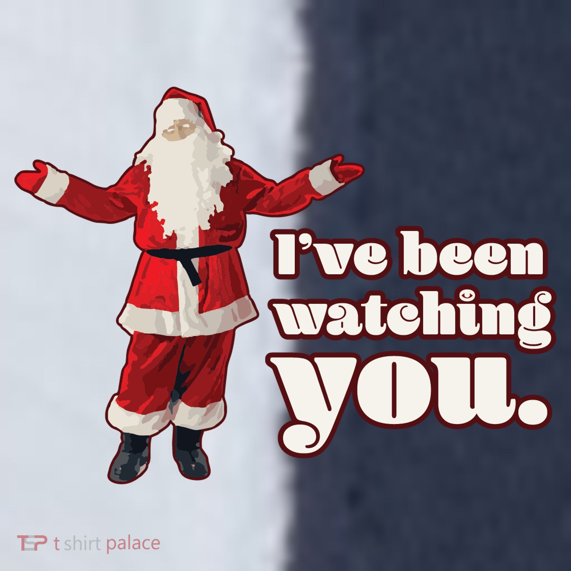 Santa I've Been Watching You Sport-Tek Competitor United Soccer Jersey