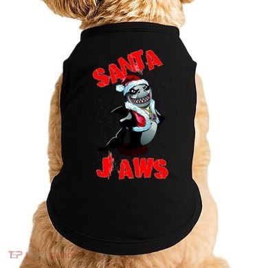 Santa Jaws Christmas Doggie Tank